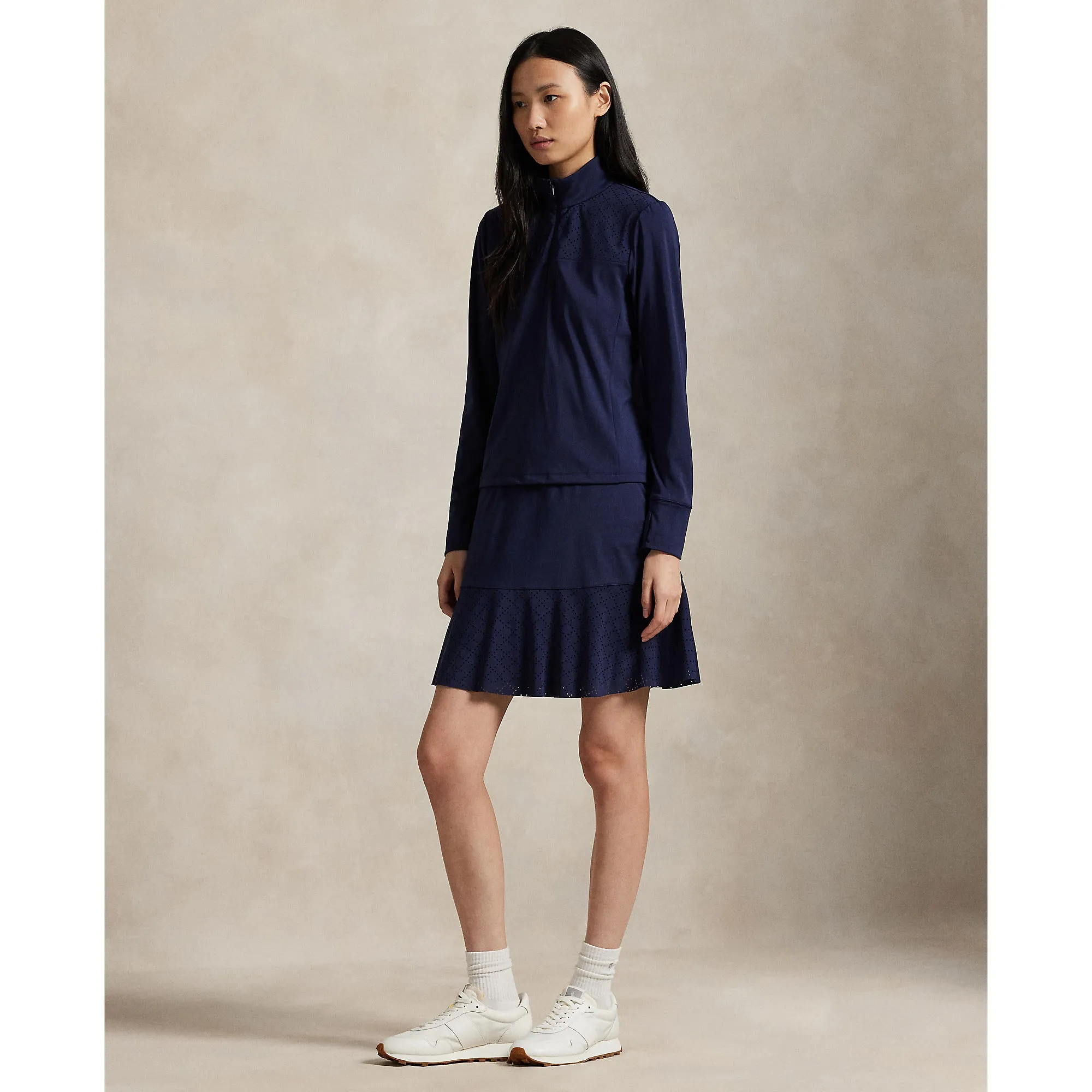 Rlx Ralph Lauren Women'S A-Line Interlock Golf Skort - Refined Navy Unapologetically You
