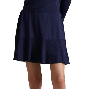 Fearlessly You Steal Rlx Ralph Lauren Women'S A-Line Interlock Golf Skort - Refined Navy