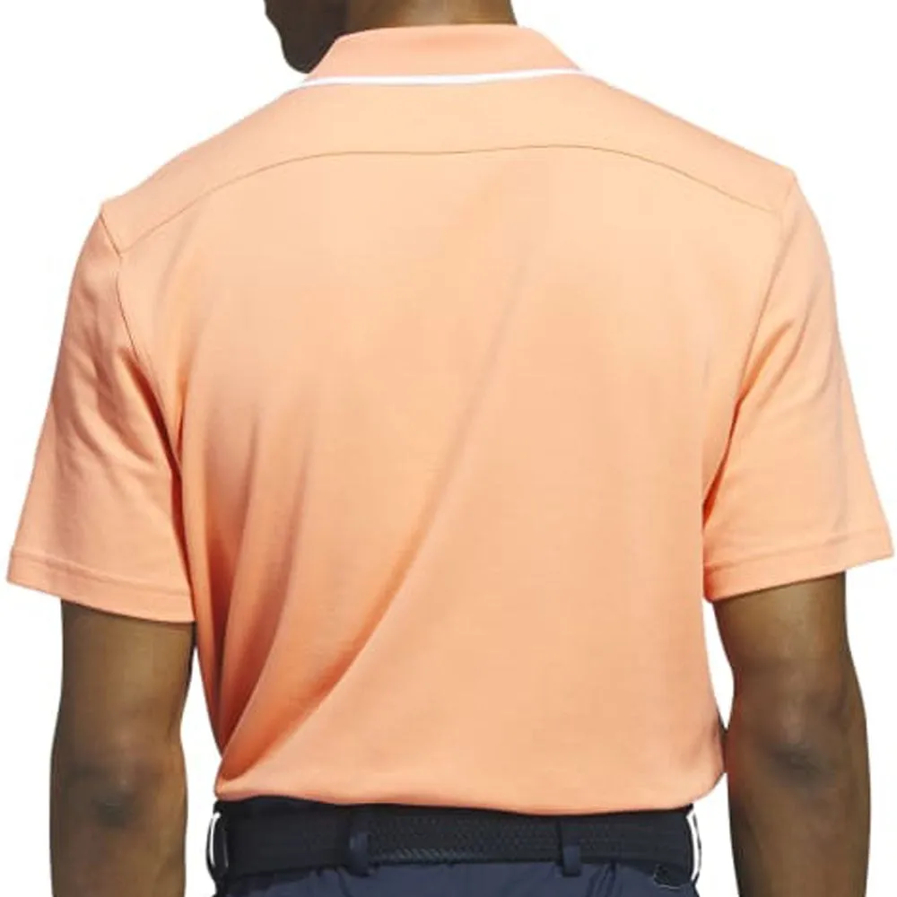 Footwear for the Fearless Walk Tall Adidas Go-To Pique Polo Shirt - Coral Fusion