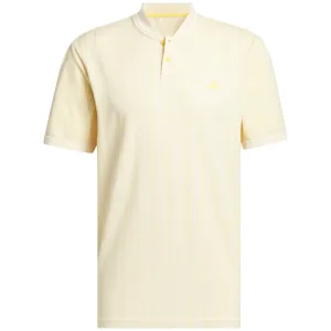 Adidas Ultimate 365 Tour Primeknit Striped Polo Shirt - Ivory Own the Streets