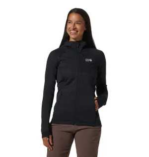Dare to Lead Stride with Confidence Mountain Hardwear - Women'S Polartec Power Grid Full-Zip Hoody