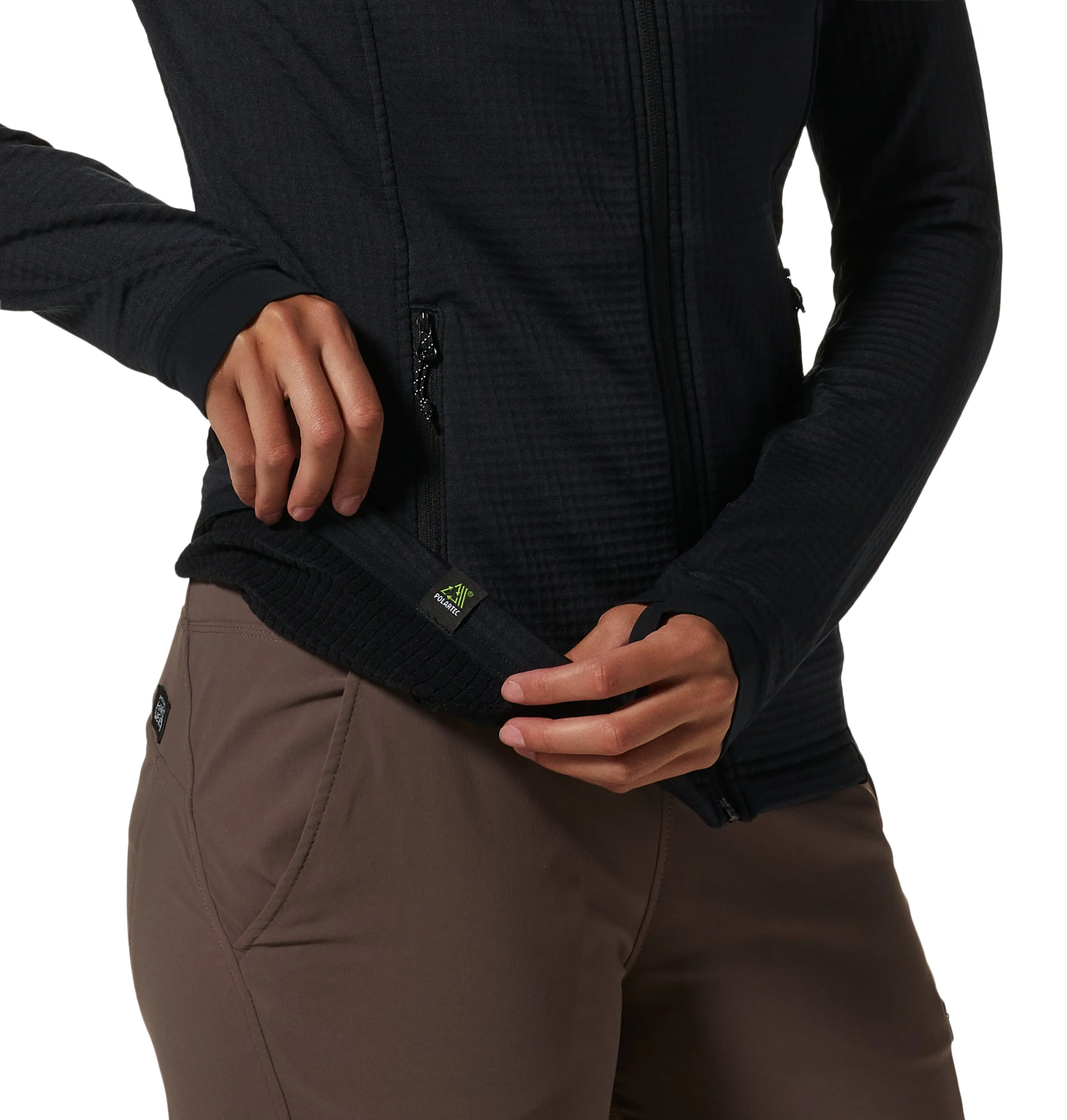 Game-Changer Footwear Feel the Energy Mountain Hardwear - Women'S Polartec Power Grid Full-Zip Hoody