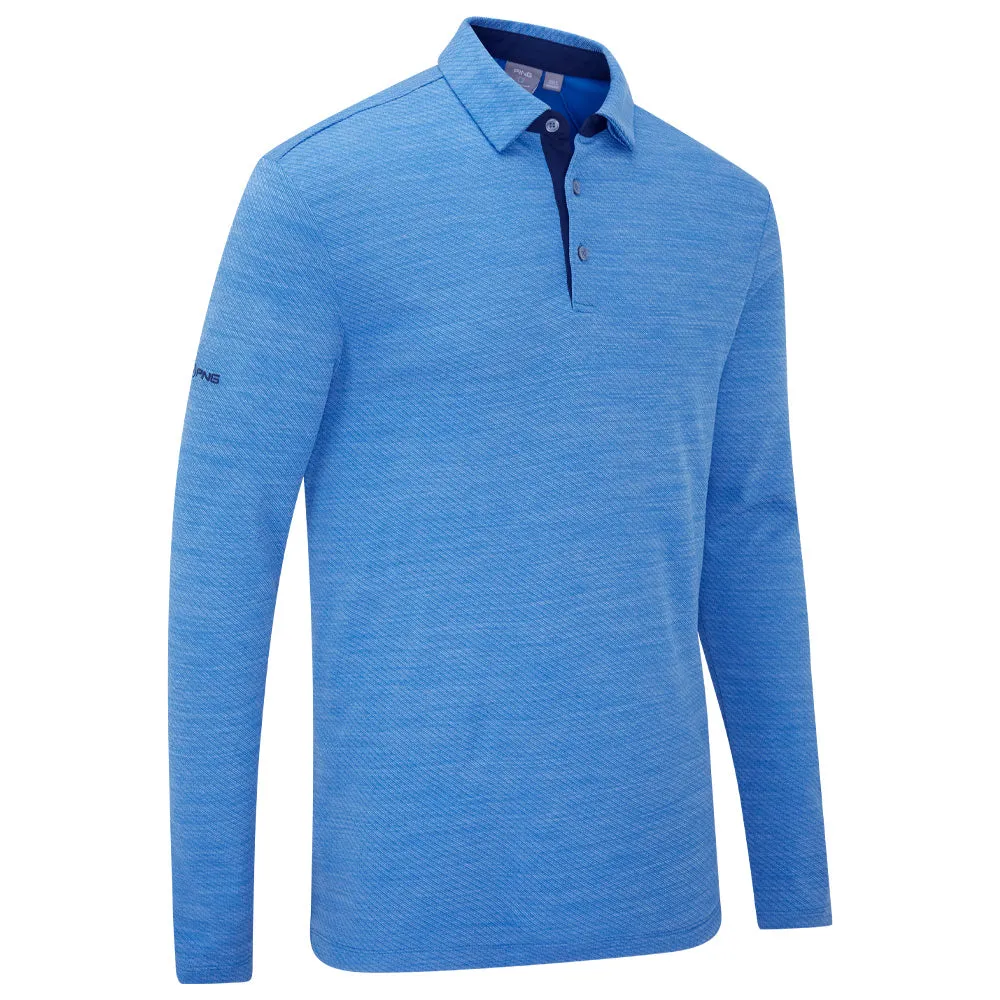 Ping Creek Polo Shirt - Tidal Blue Melange Gear Up and Go