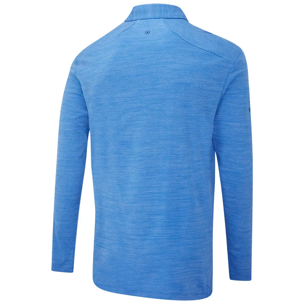 Dare to Lead Command Attention Ping Creek Polo Shirt - Tidal Blue Melange