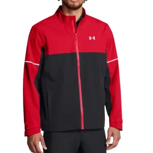 Style Meets Power Labor Day Sale Under Armour Drive Rain Waterproof Jacket - Red/Black