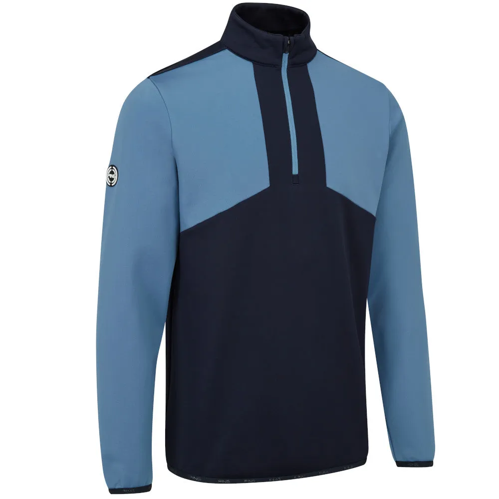 Walk Tall Ping Keon 1/2 Zip Pullover - Navy/Coronet Blue