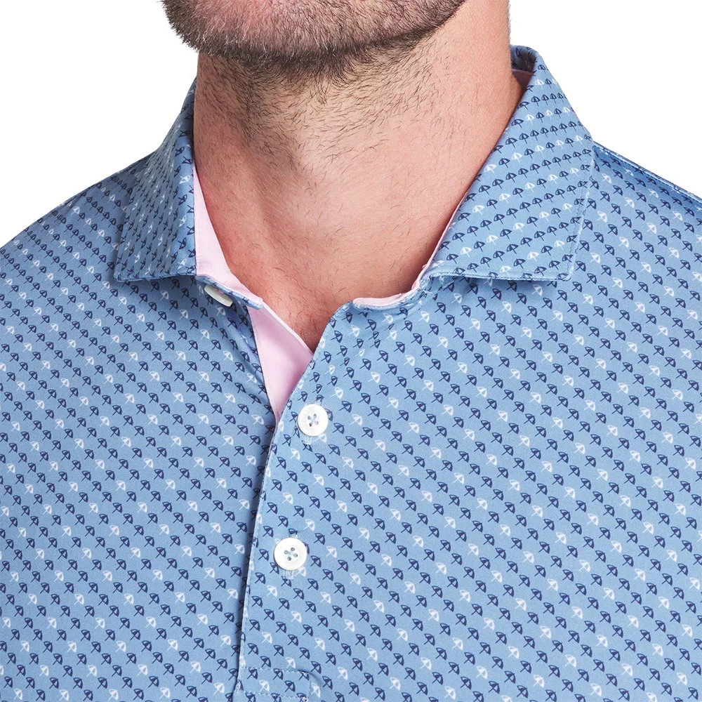 Puma X Ap Micro Umbrellas Polo Shirt - Zen Blue Walk with Purpose Built to Move You