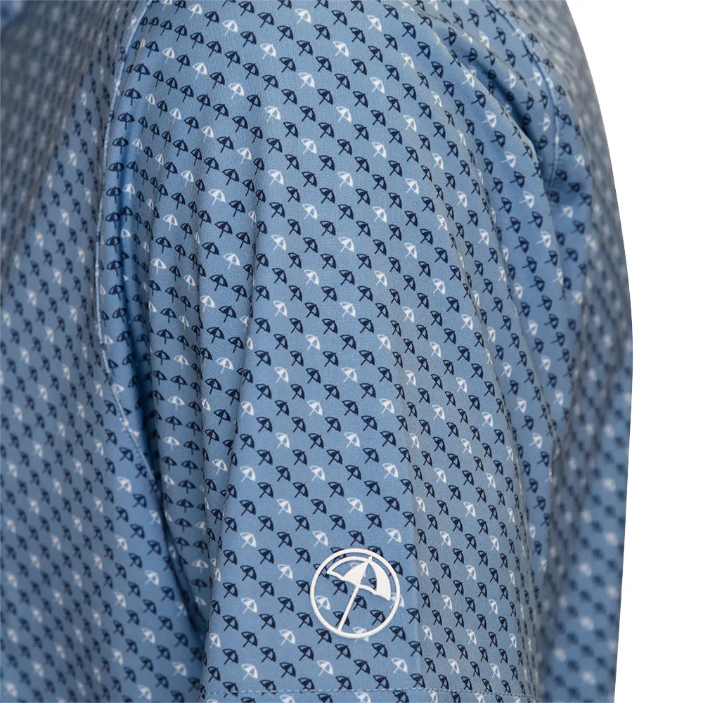 Puma X Ap Micro Umbrellas Polo Shirt - Zen Blue Black Friday Sale