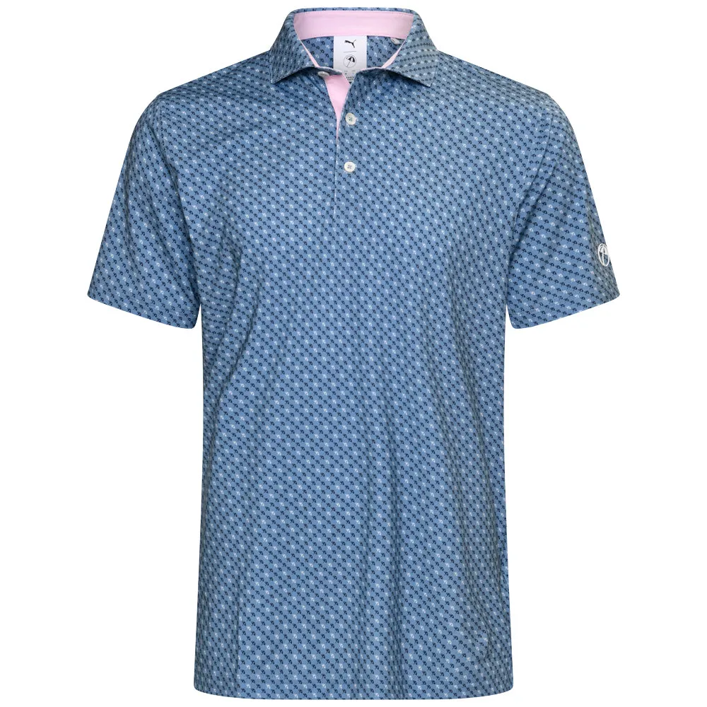Independence Day Sale Puma X Ap Micro Umbrellas Polo Shirt - Zen Blue