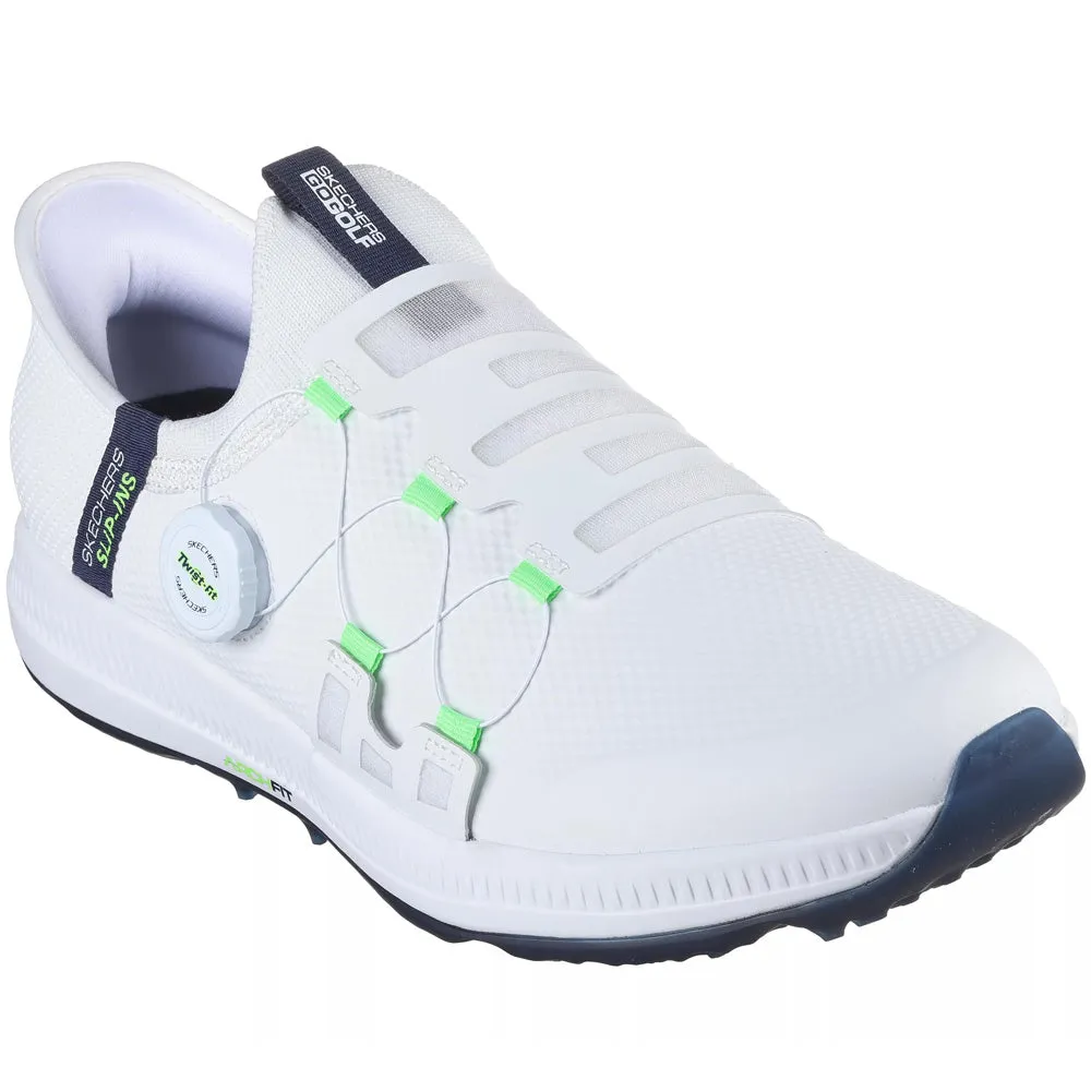 Designed to Dominate Winter Sale Skechers Elite 5 Slip-Ins Spikeless Waterproof Shoes - White/Navy