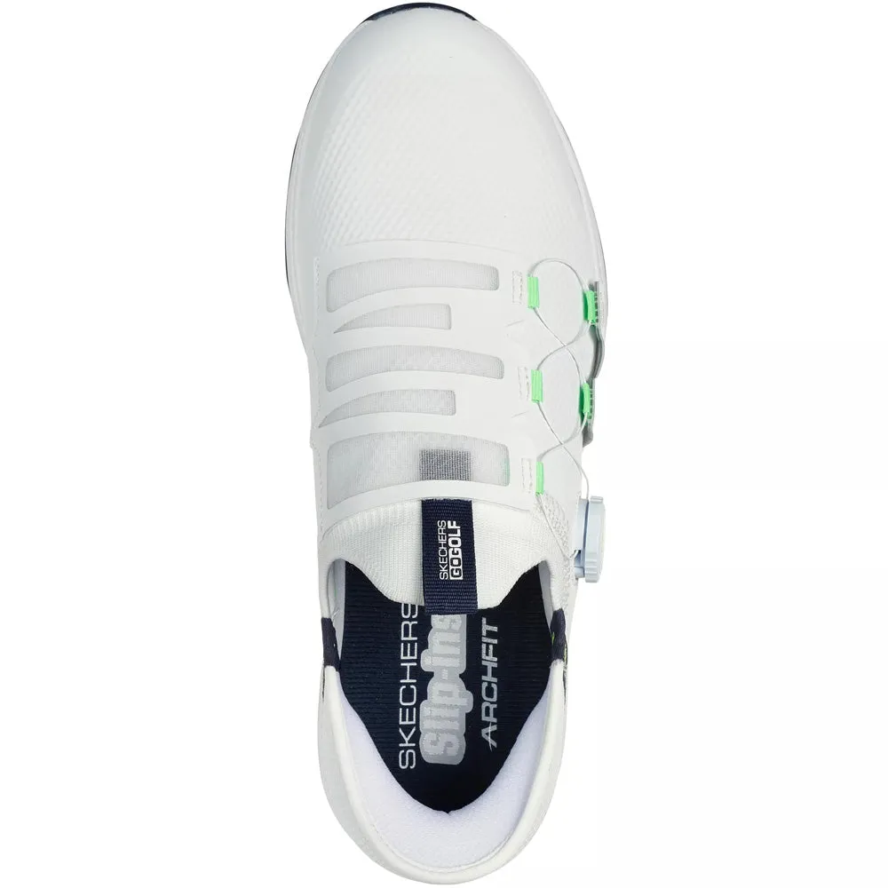 Black Friday Sale Black Friday Deal Skechers Elite 5 Slip-Ins Spikeless Waterproof Shoes - White/Navy