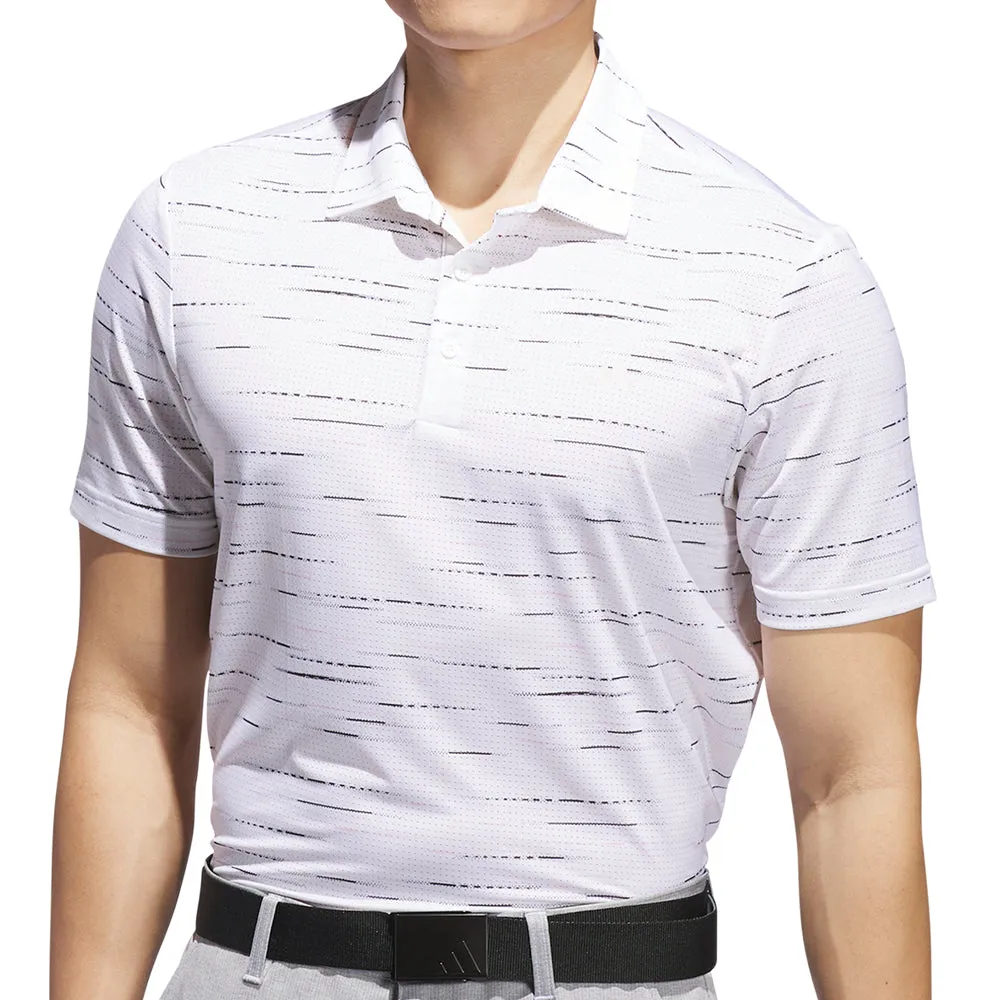 Dress from the Feet Up Easter Sale Adidas Ultimate365 Mesh Glimmer Print Polo Shirt - Clear Pink