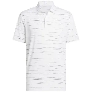 Winter Sale Feel the Energy Adidas Ultimate365 Mesh Glimmer Print Polo Shirt - Clear Pink