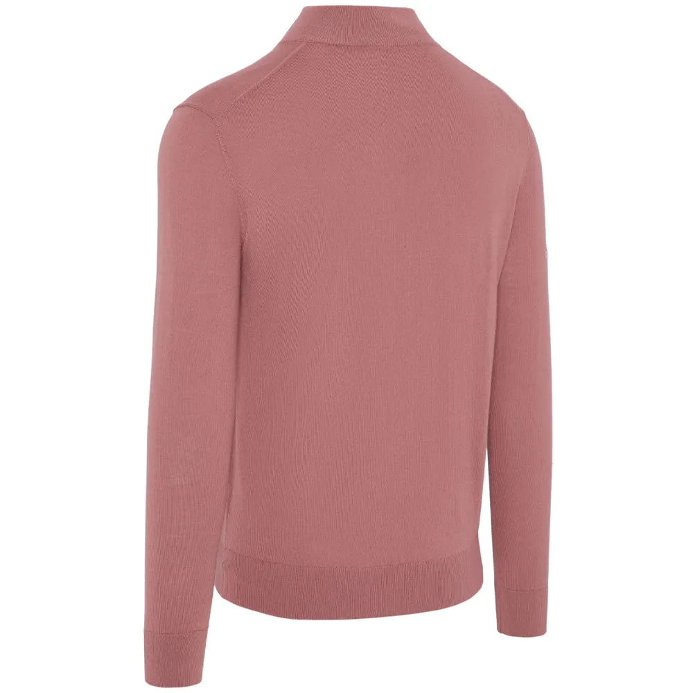 Independence Day Sale Gear Up and Go Callaway 1/4 Zip Blended Merino Sweater - Mesa Rose