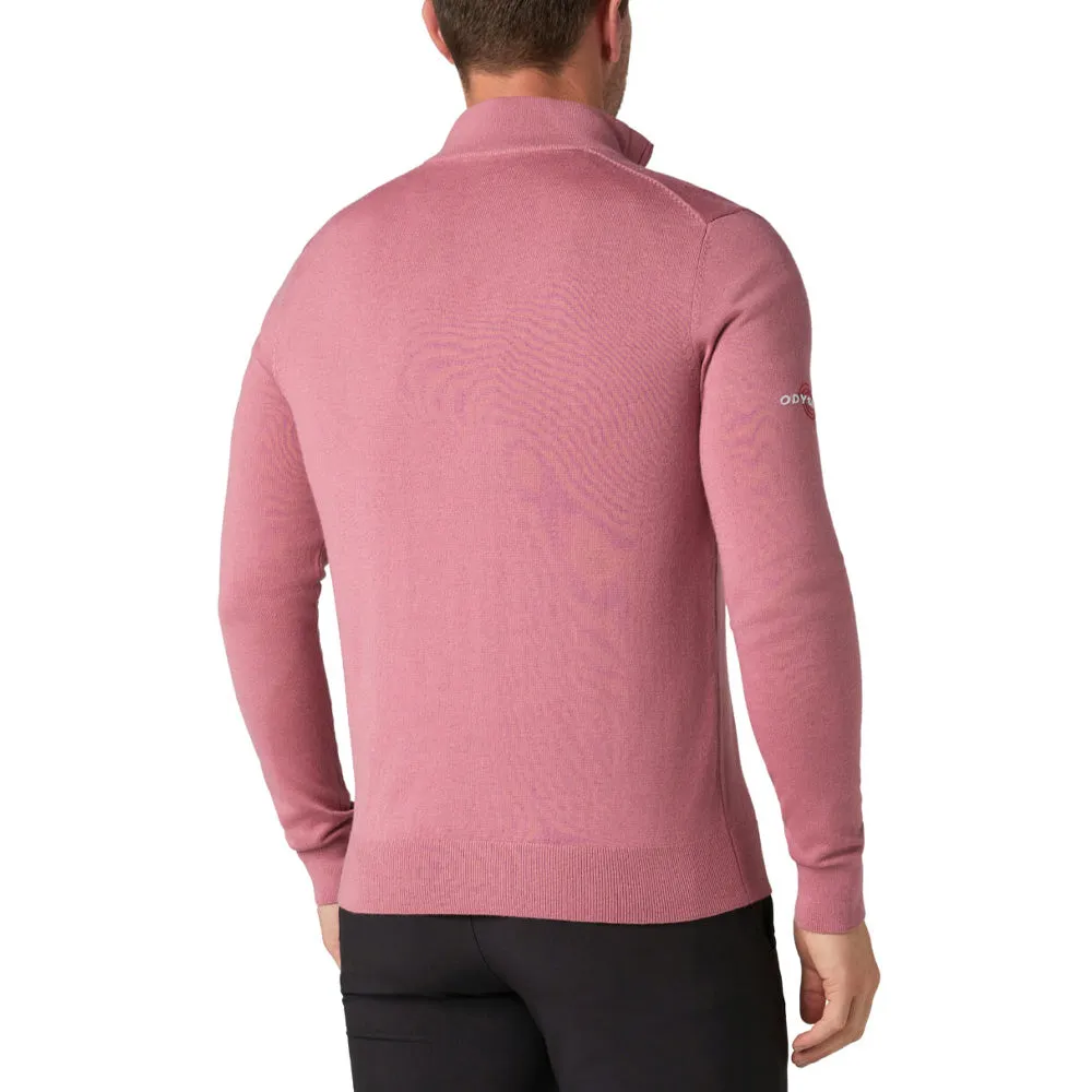 Callaway 1/4 Zip Blended Merino Sweater - Mesa Rose Father's Day Sale