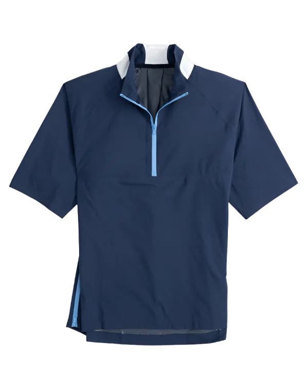 Break Boundaries Johnnie-O - Stealth Stowable Short Sleeve Rain Jacket