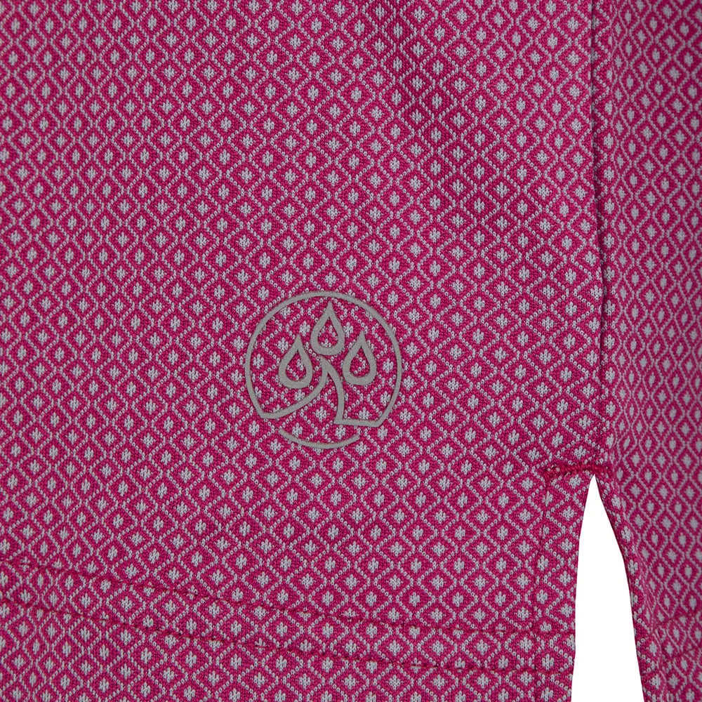 Proquip Pro Tech Double Jacquard Polo Shirt - Festival Fuchsia Halloween Sale Budget Friendly