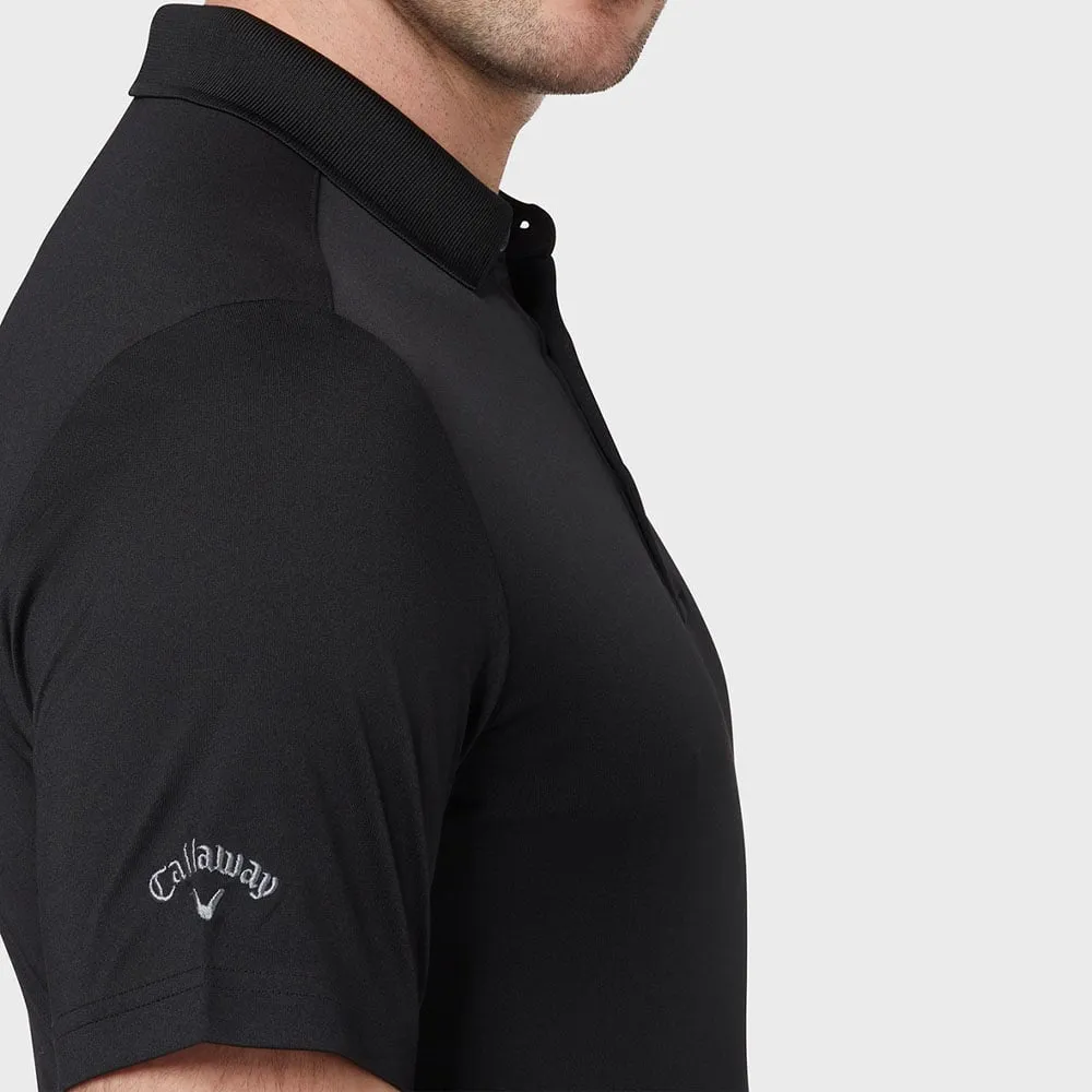 Callaway Tournament Polo Shirt - Caviar Walk with Purpose