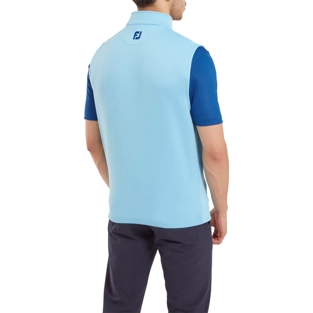 Unapologetically You Footjoy Half-Zip Vest - Blue Sky