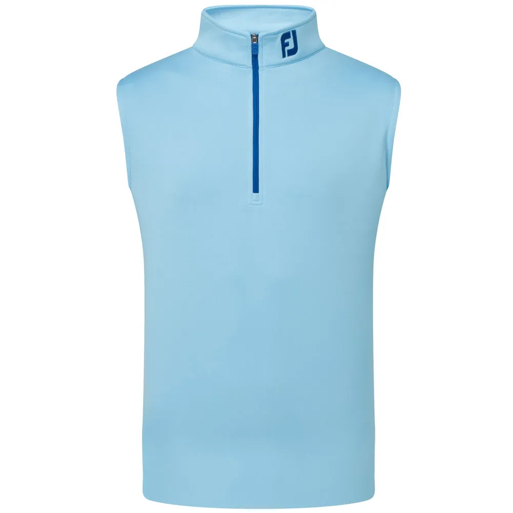 Footjoy Half-Zip Vest - Blue Sky Make a Statement Deal Of The Century