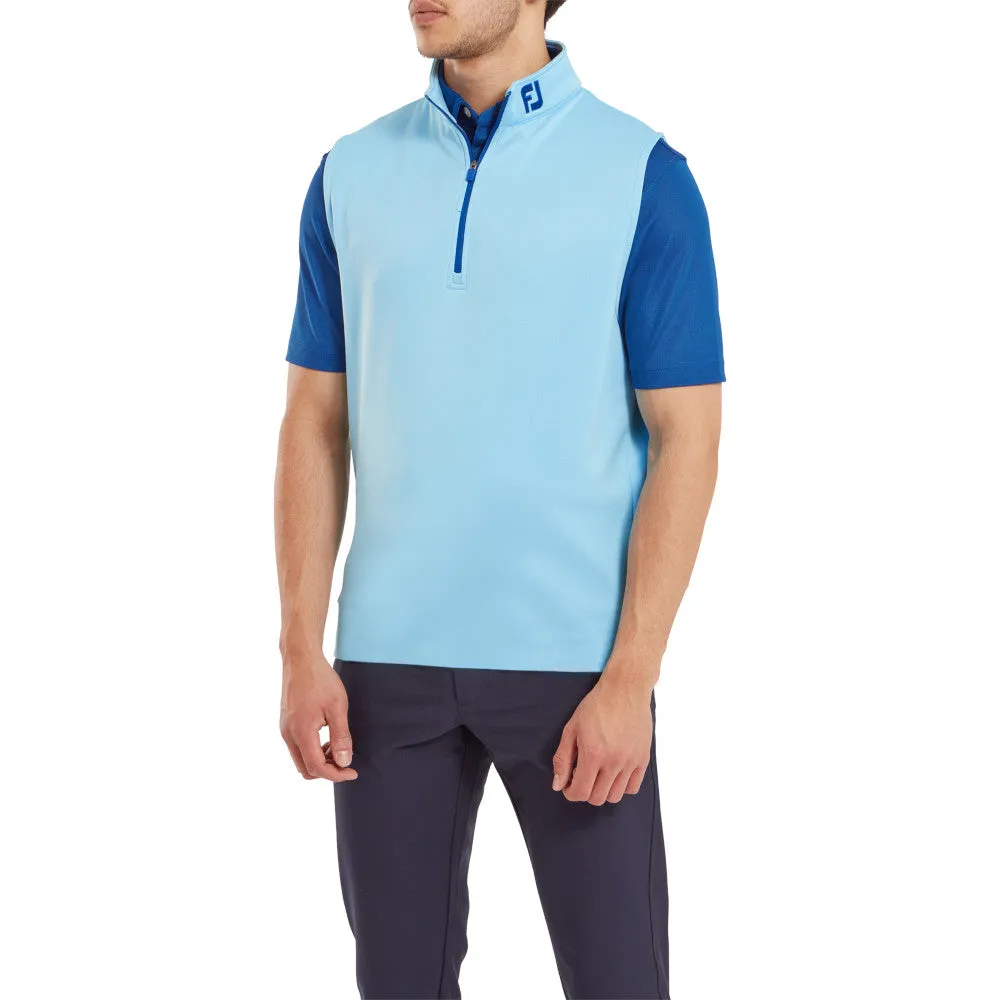 Footjoy Half-Zip Vest - Blue Sky Step into the Beat