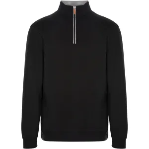 Proquip Mistral 1/4 Zip Sweater - Black Push Beyond Limits Built to Move You