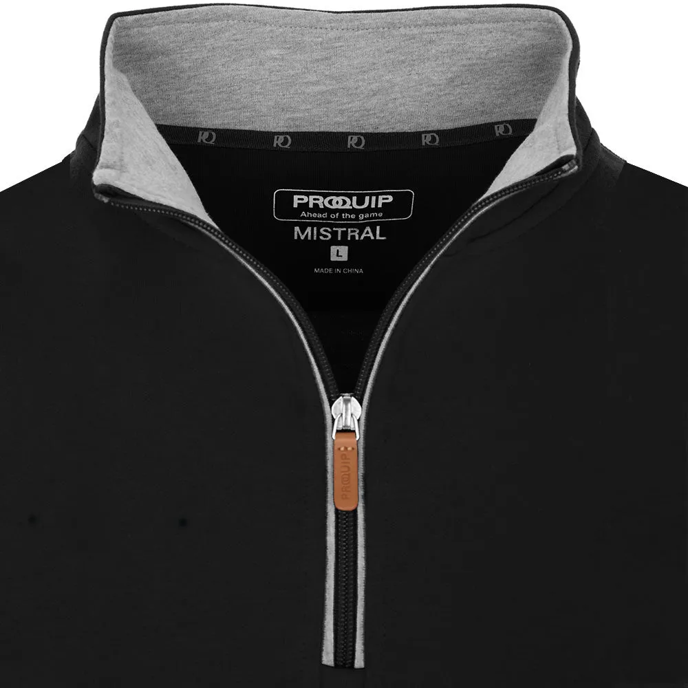 Performance Unleashed Black Friday Deal Proquip Mistral 1/4 Zip Sweater - Black