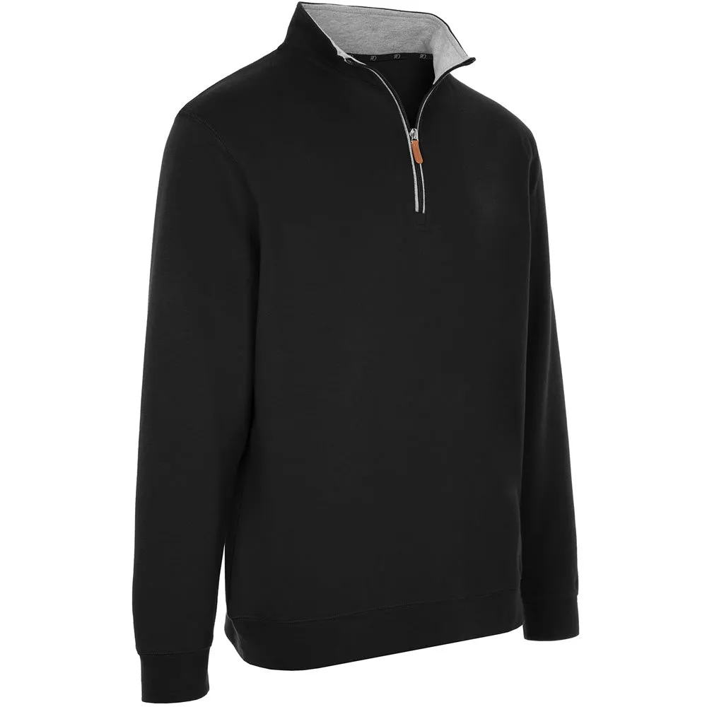 Stride with Confidence Steal Proquip Mistral 1/4 Zip Sweater - Black
