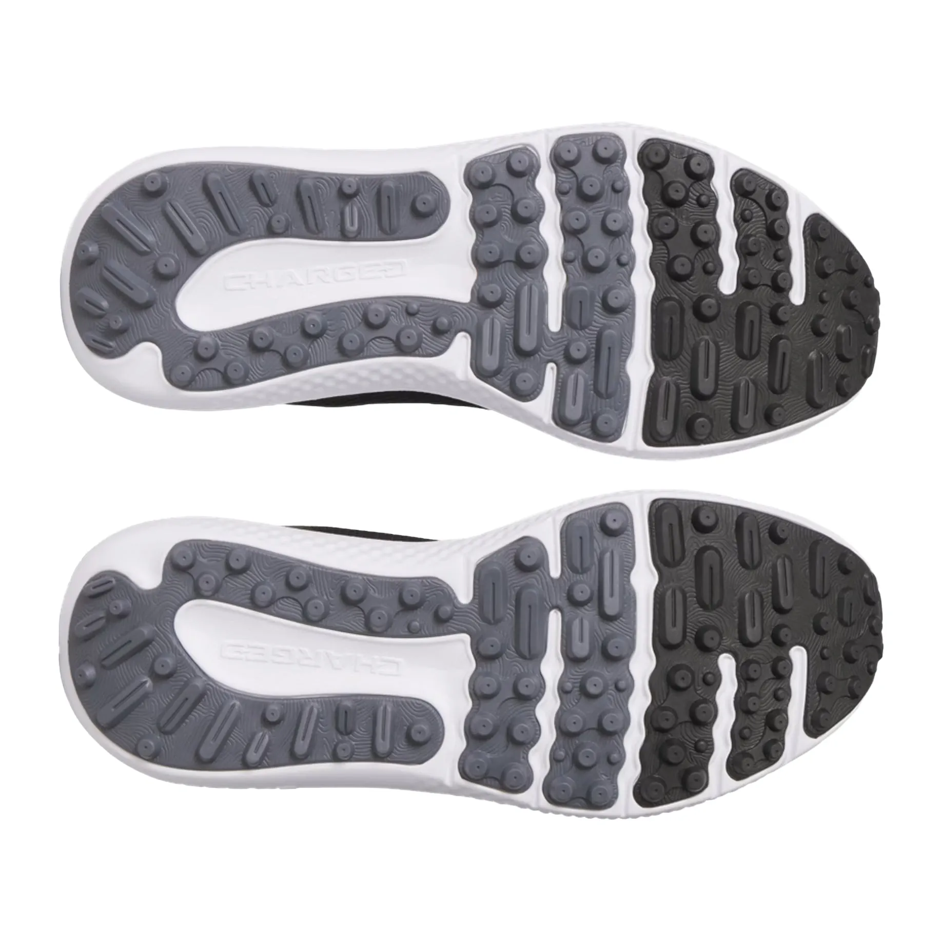 Walk Loud Break Boundaries Under Armour Surge Spikeless Golf Shoes - Black/Castlerock