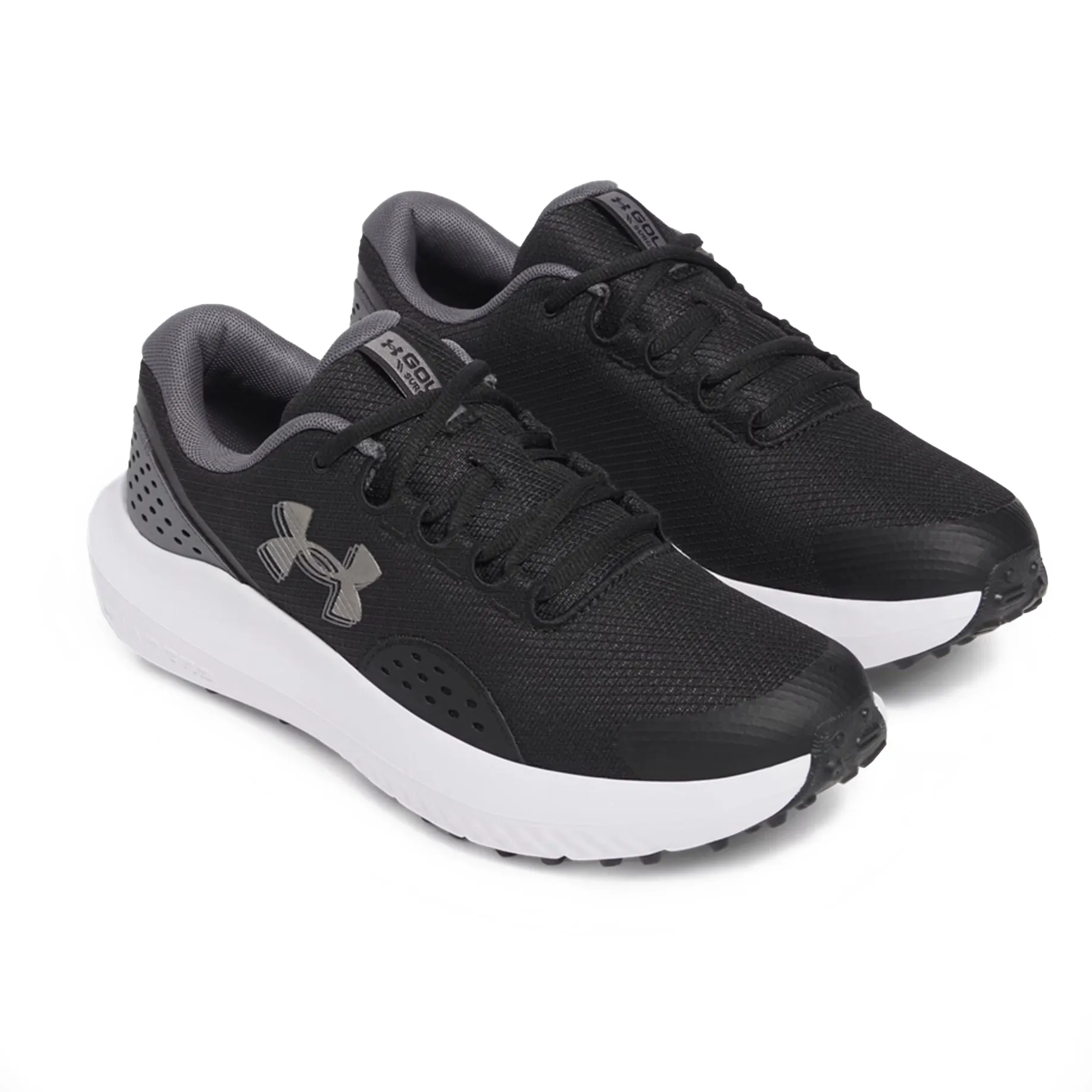 Under Armour Surge Spikeless Golf Shoes - Black/Castlerock Gear Up and Go