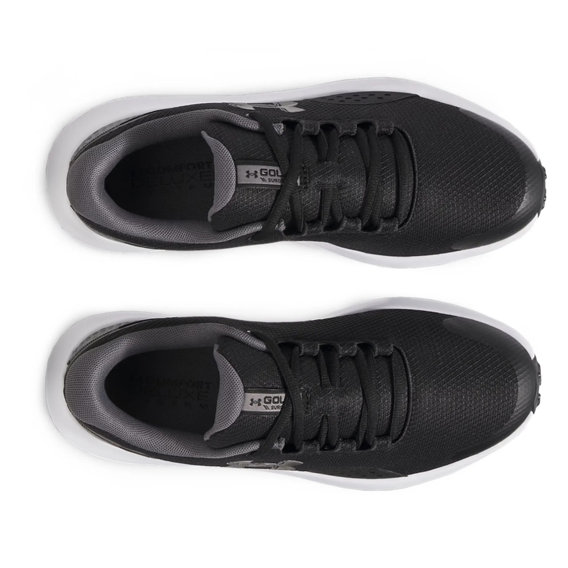 Under Armour Surge Spikeless Golf Shoes - Black/Castlerock Stay in Motion Holiday Sale
