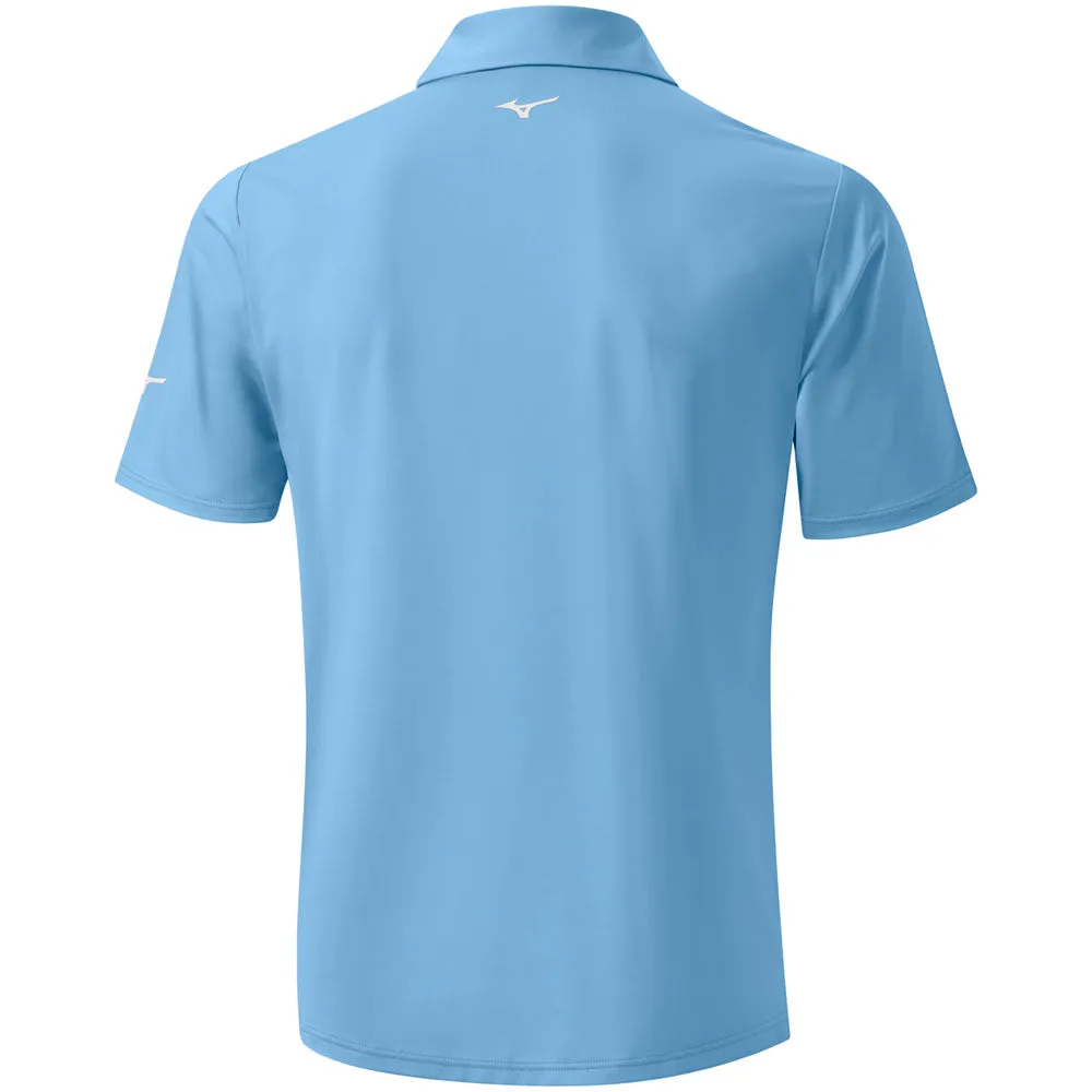 Mizuno Cali Stripe Polo Shirt - Air Blue Bring the Heat