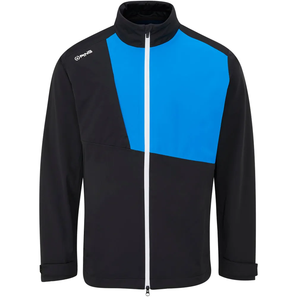 Ping Impervious Waterproof Jacket - Black/Brilliant Blue Game-Changer Footwear