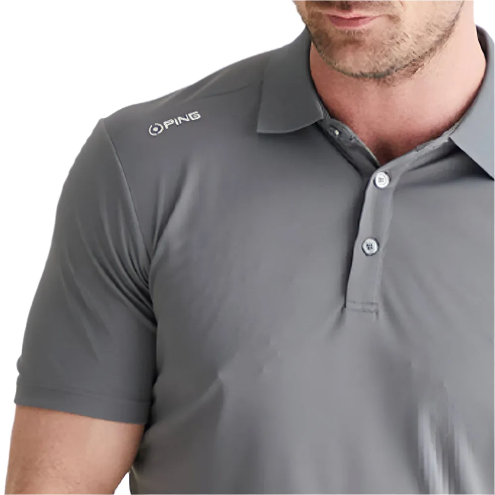 Command Attention Keep Going Strong Ping Lindum Polo Shirt - Rock