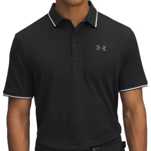 Footwear for the Fearless Under Armour Playoff 3.0 Rib Polo Shirt - Black/White/Castlerock