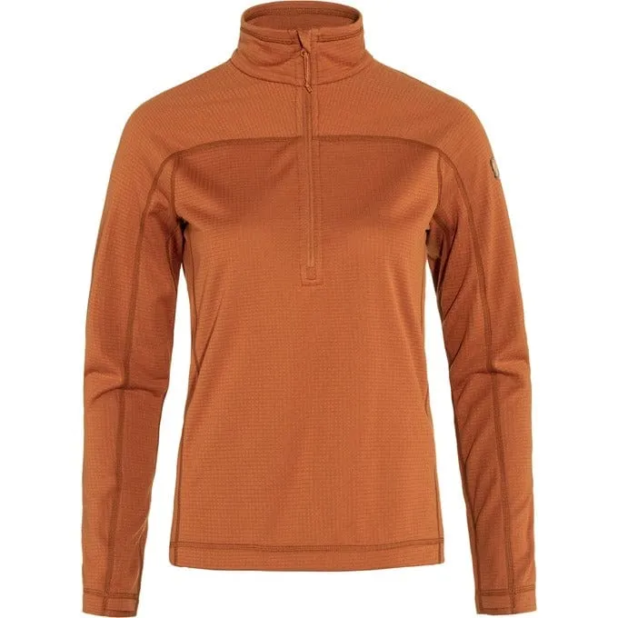 Fjllrven - Women'S Abisko Lite Half Zip Unleash Your Power Dress from the Feet Up