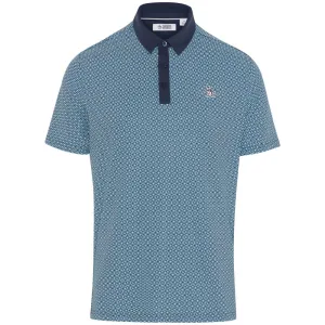 Original Penguin Original Micro Floral Polo Shirt - Black Iris Memorial Day Sale Confidence Starts Here