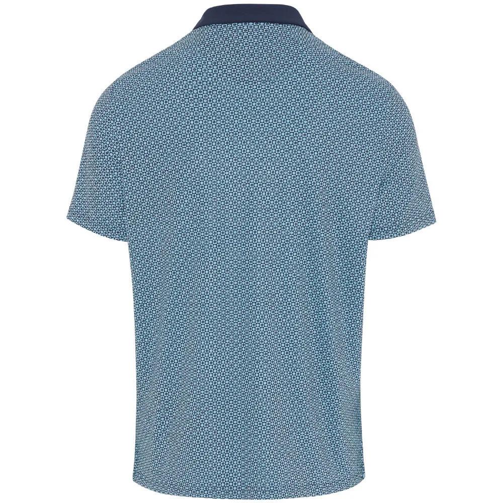Original Penguin Original Micro Floral Polo Shirt - Black Iris Rise Every Time Footwear for the Fearless