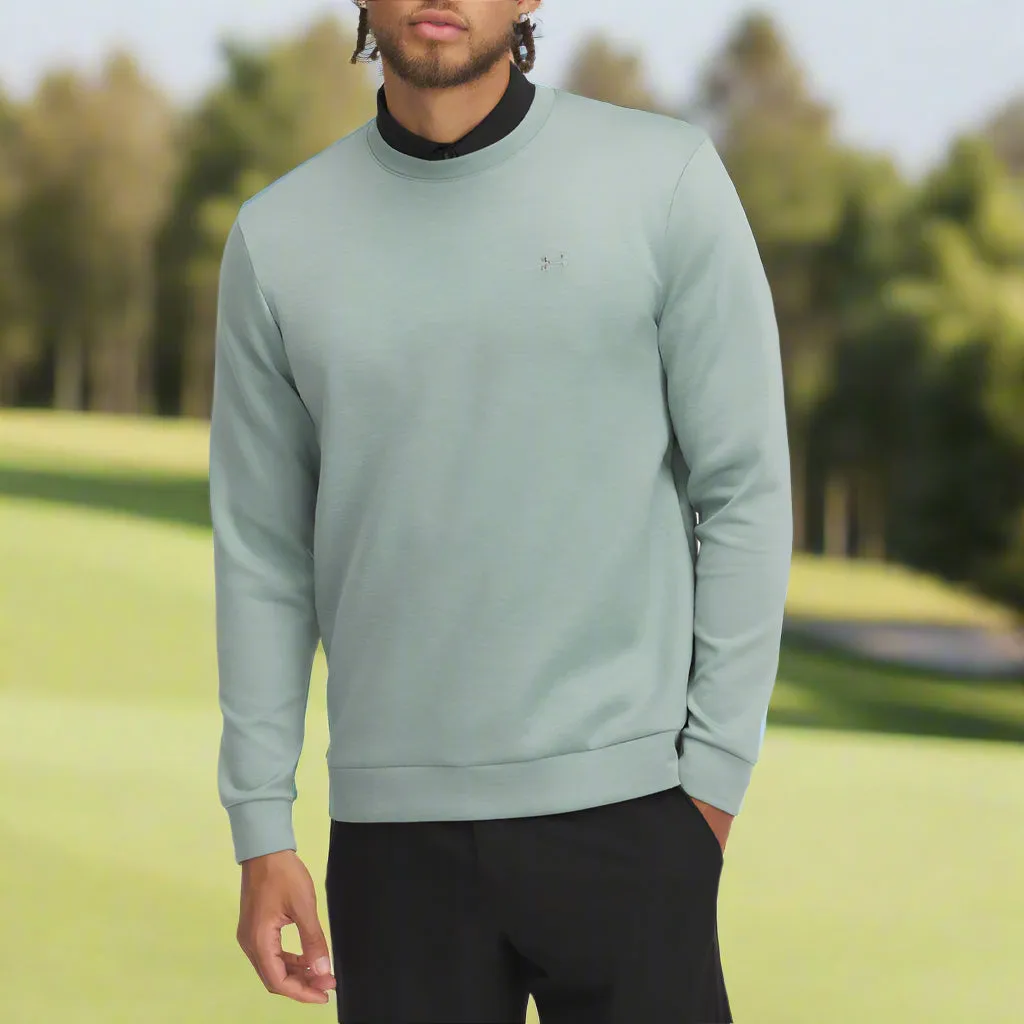 Under Armour Drive Midlayer Crewneck Pullover - Silica Green/Hydro Green/Silica Green Define Your Own Way