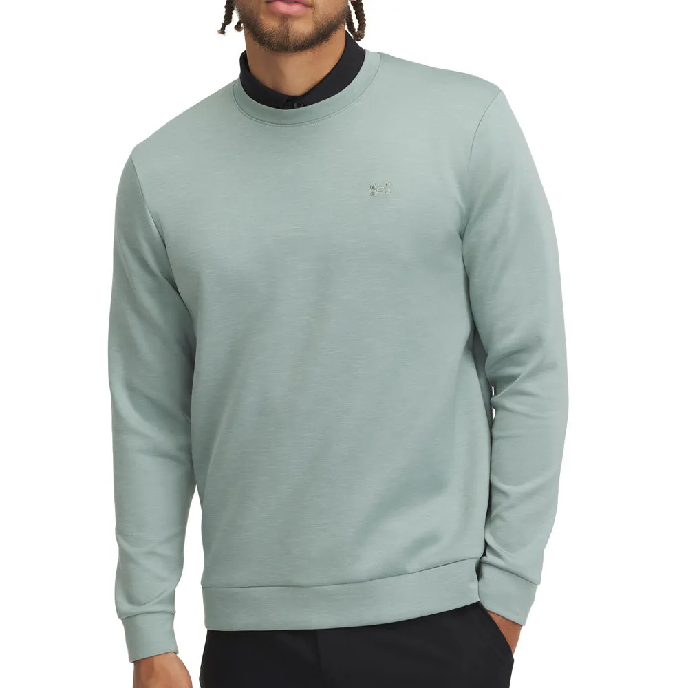 Under Armour Drive Midlayer Crewneck Pullover - Silica Green/Hydro Green/Silica Green Made to Move