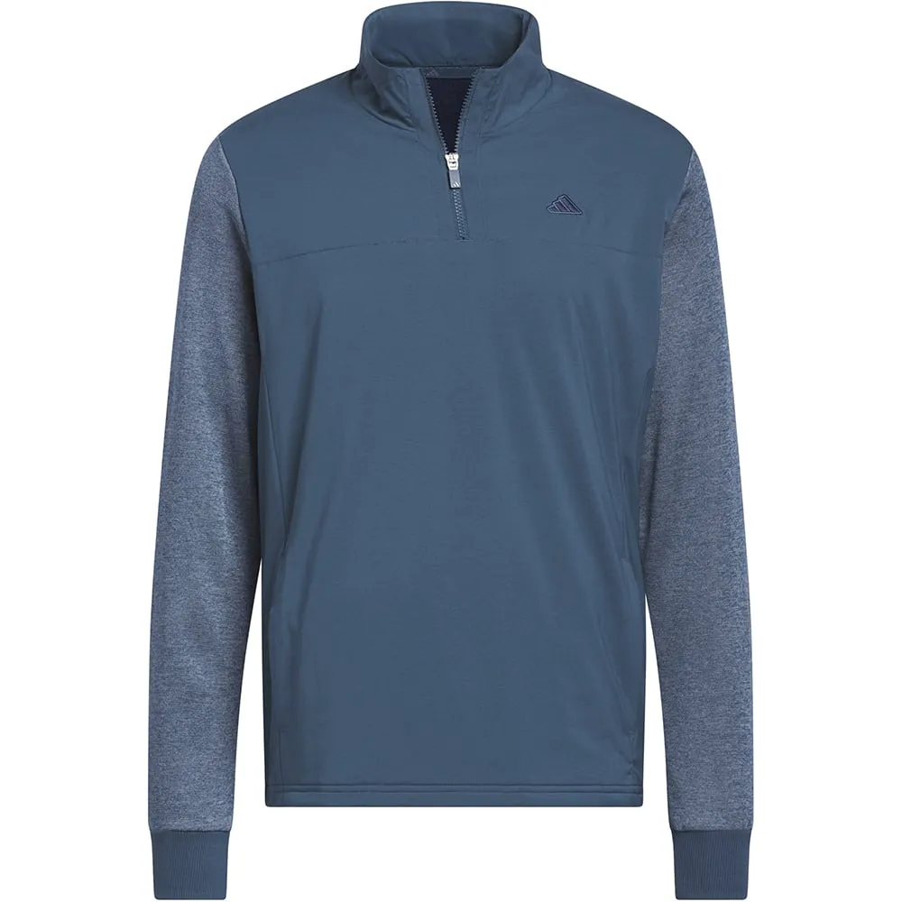 Adidas Go-To 1/4 Zip Pullover - Arctic Night Command Attention