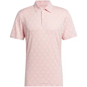 Made to Move Adidas Ultimate365 Tour Heat.Rdy Jacquard Polo Shirt - Sandy Pink