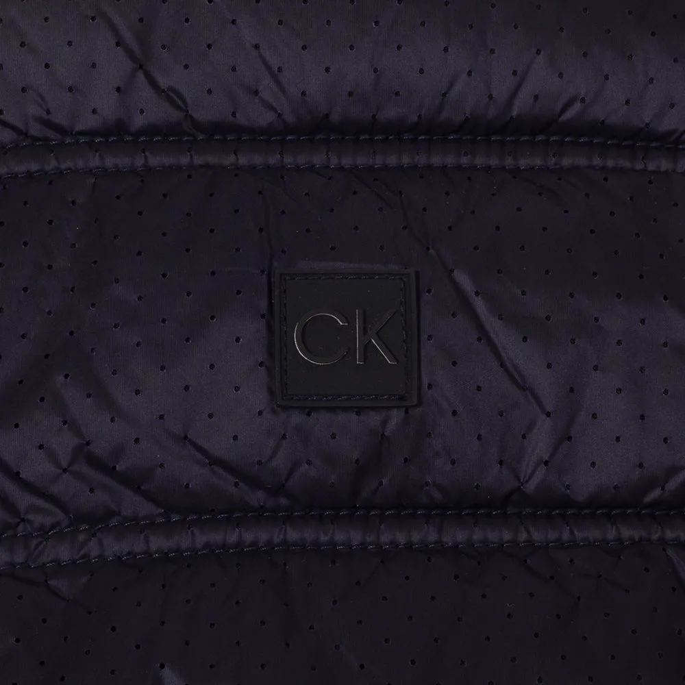 Calvin Klein Rangewood Full Zip Hybrid Gilet - Evening Blue No Limits, Just Style Unapologetically You