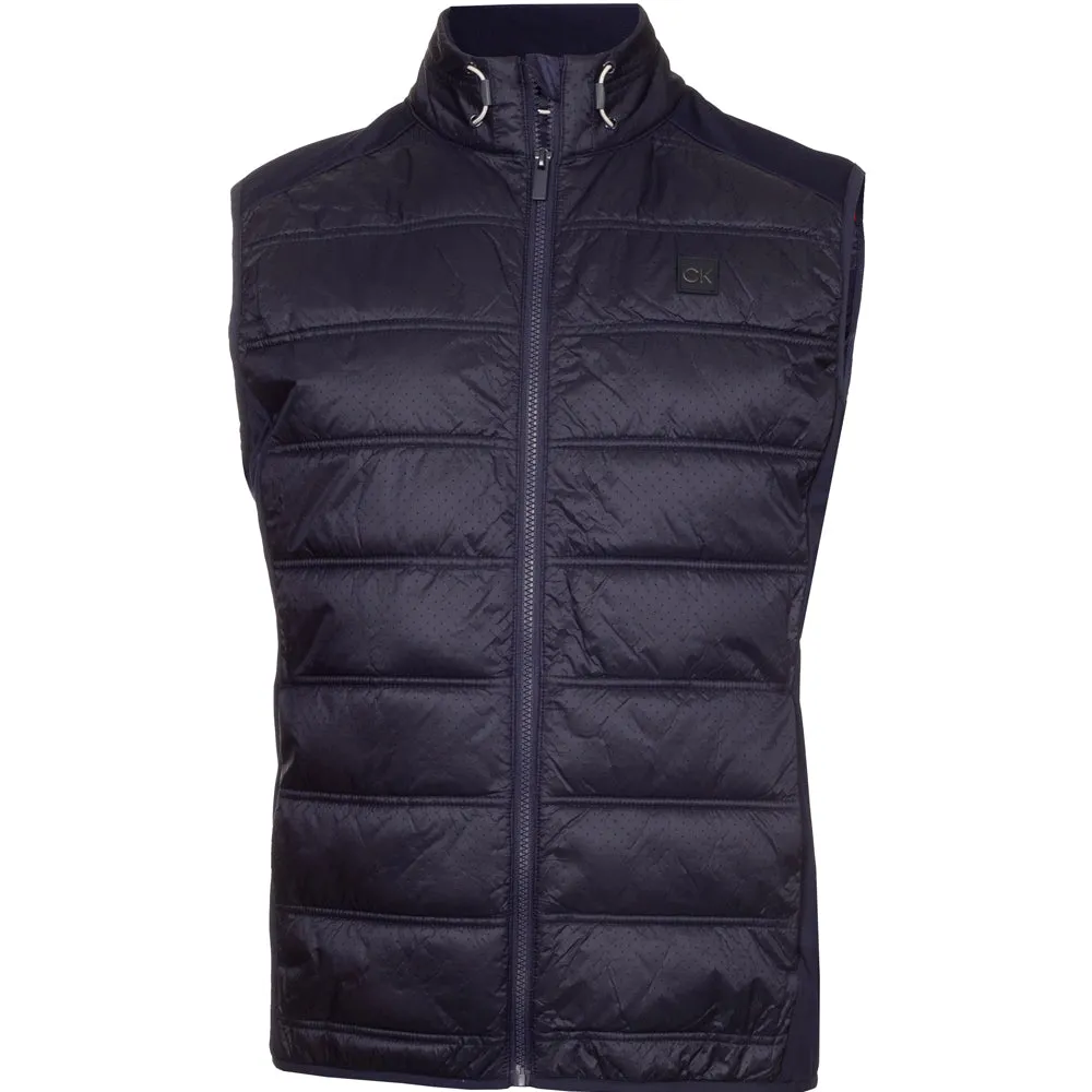 Made to Turn Heads Easter Sale Calvin Klein Rangewood Full Zip Hybrid Gilet - Evening Blue