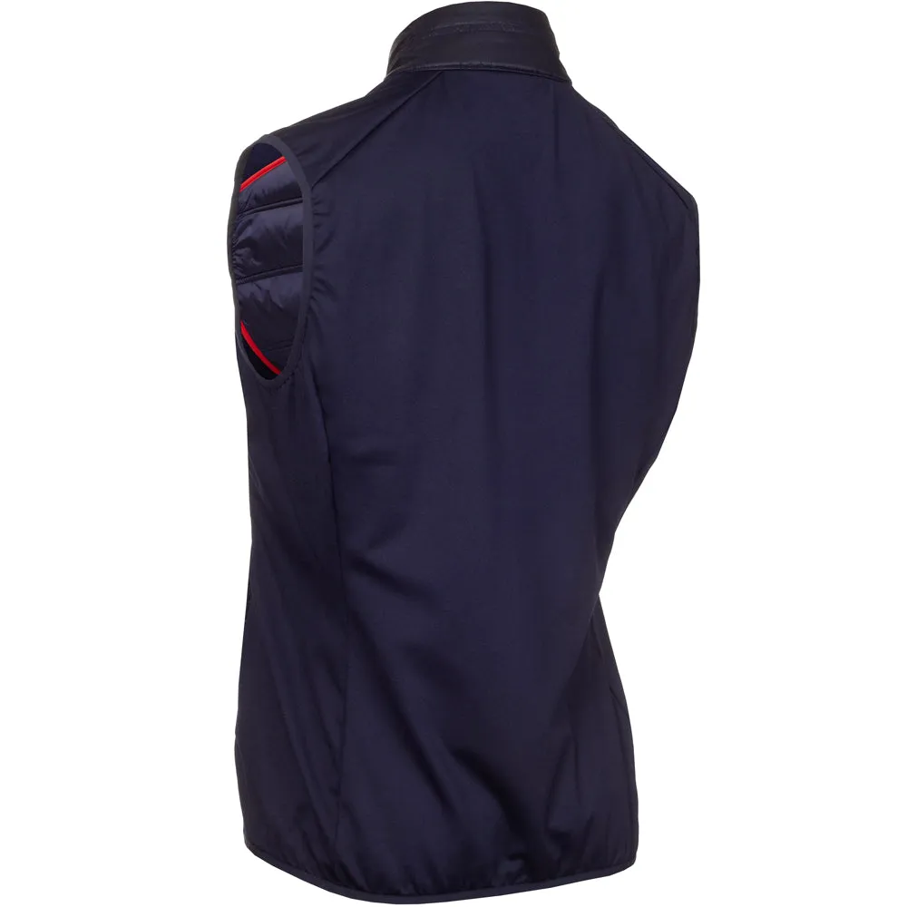 Calvin Klein Rangewood Full Zip Hybrid Gilet - Evening Blue The Fast Lane Choice