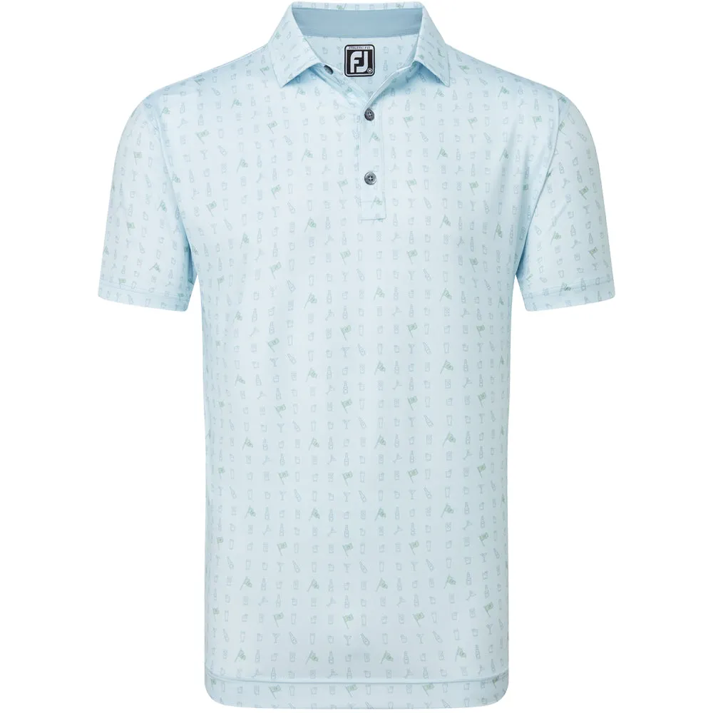 Footjoy The 19Th Hole Lisle Polo Shirt - Mist Be Unstoppable