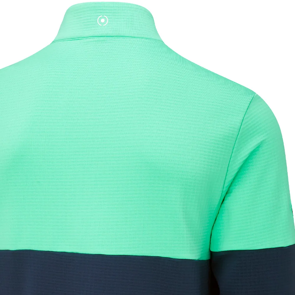 Halloween Sale Stride with Confidence Ping Nexus 1/4 Zip Sensorwarm Pullover - Oxford Blue/Aquarius