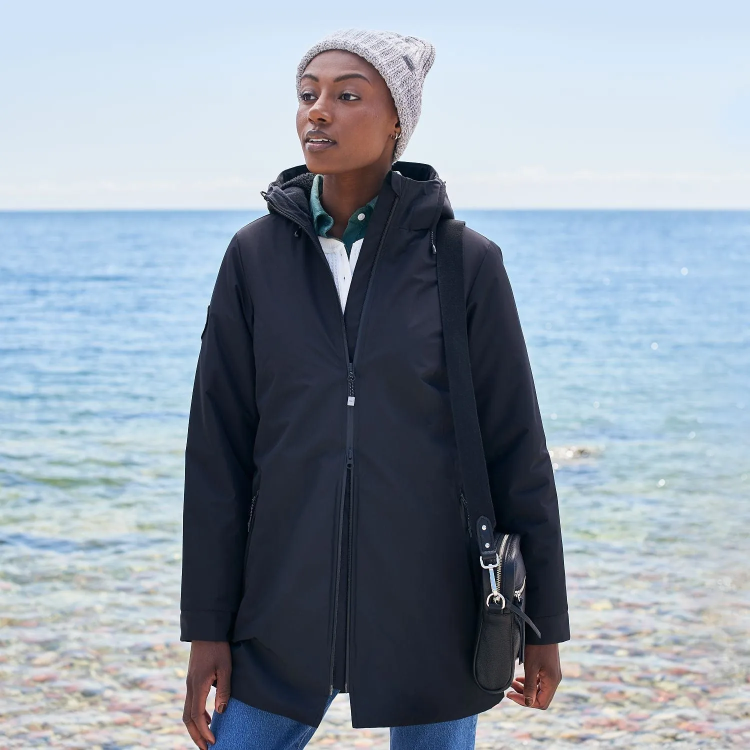 Roots73 - Women'S Rockglen Eco Waterproof Sherpa Fleece Lined Jacket Move Like You Mean It
