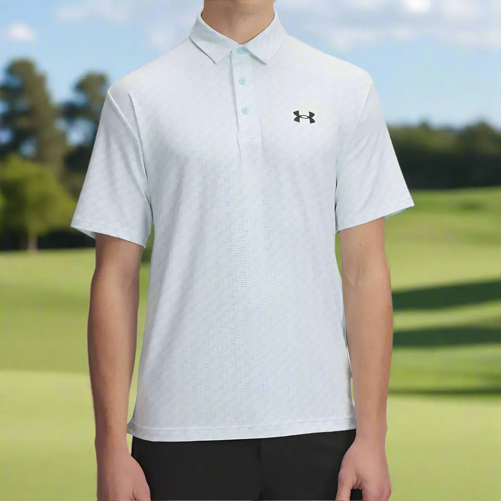 Under Armour Playoff 3.0 Printed Polo Shirt - Stream/White/Black Own the Streets