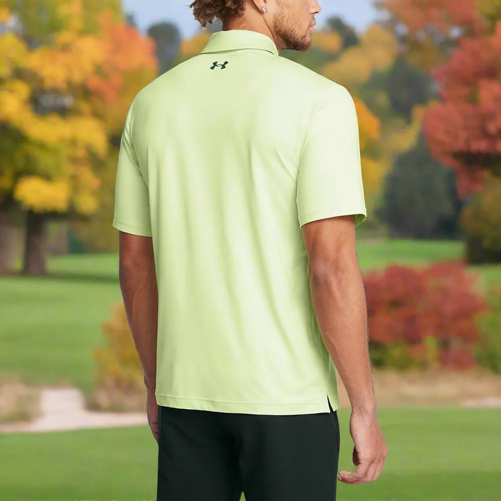 Keep Going Strong Under Armour T2G Polo Shirt - Retro Green